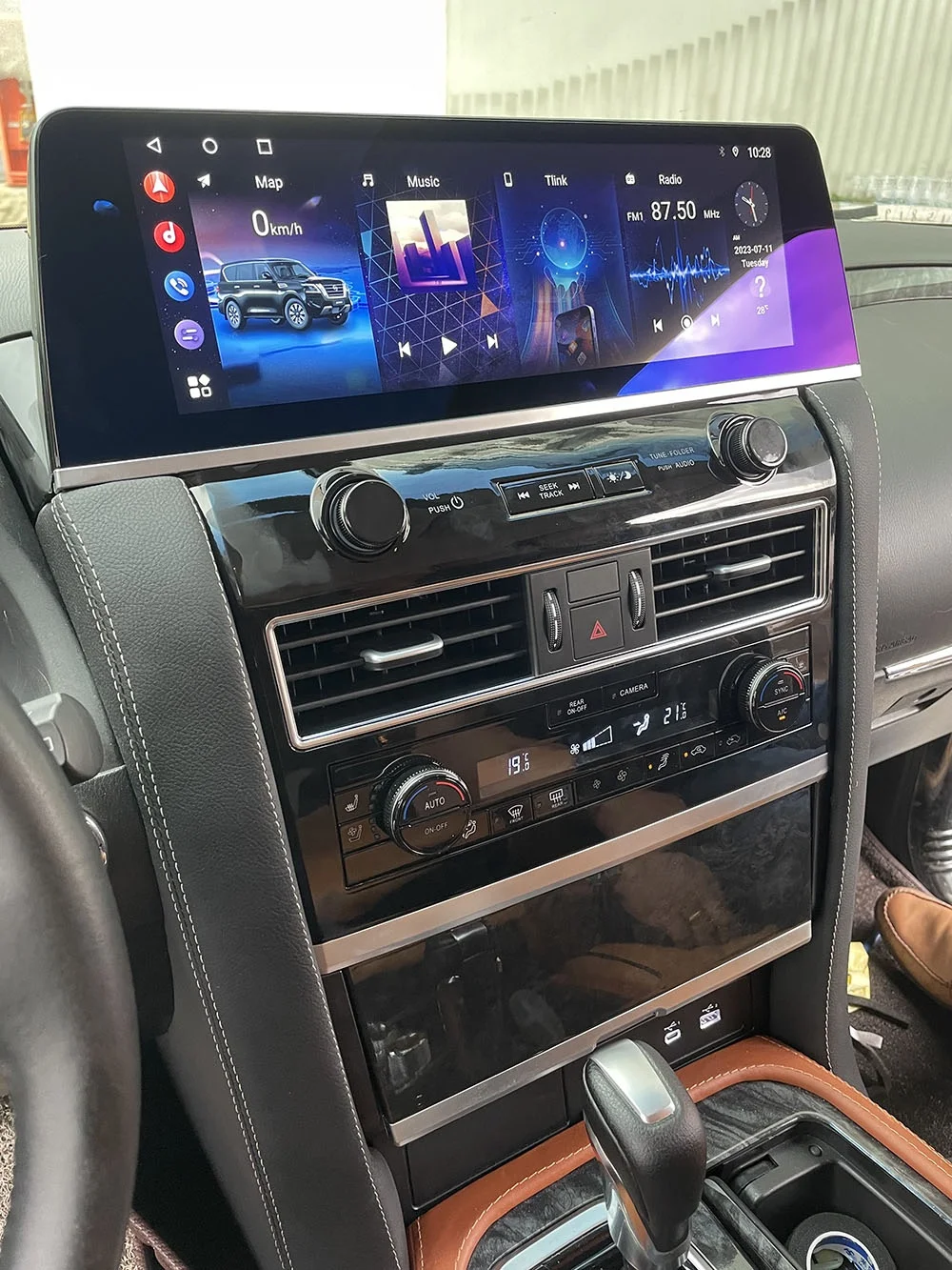 16.2' Latest 2023 Android 12 Car Radio Player Stereo Gps Navigation for Patrol Y62 2013-2022 Wireless Charging Carplay 4G 360