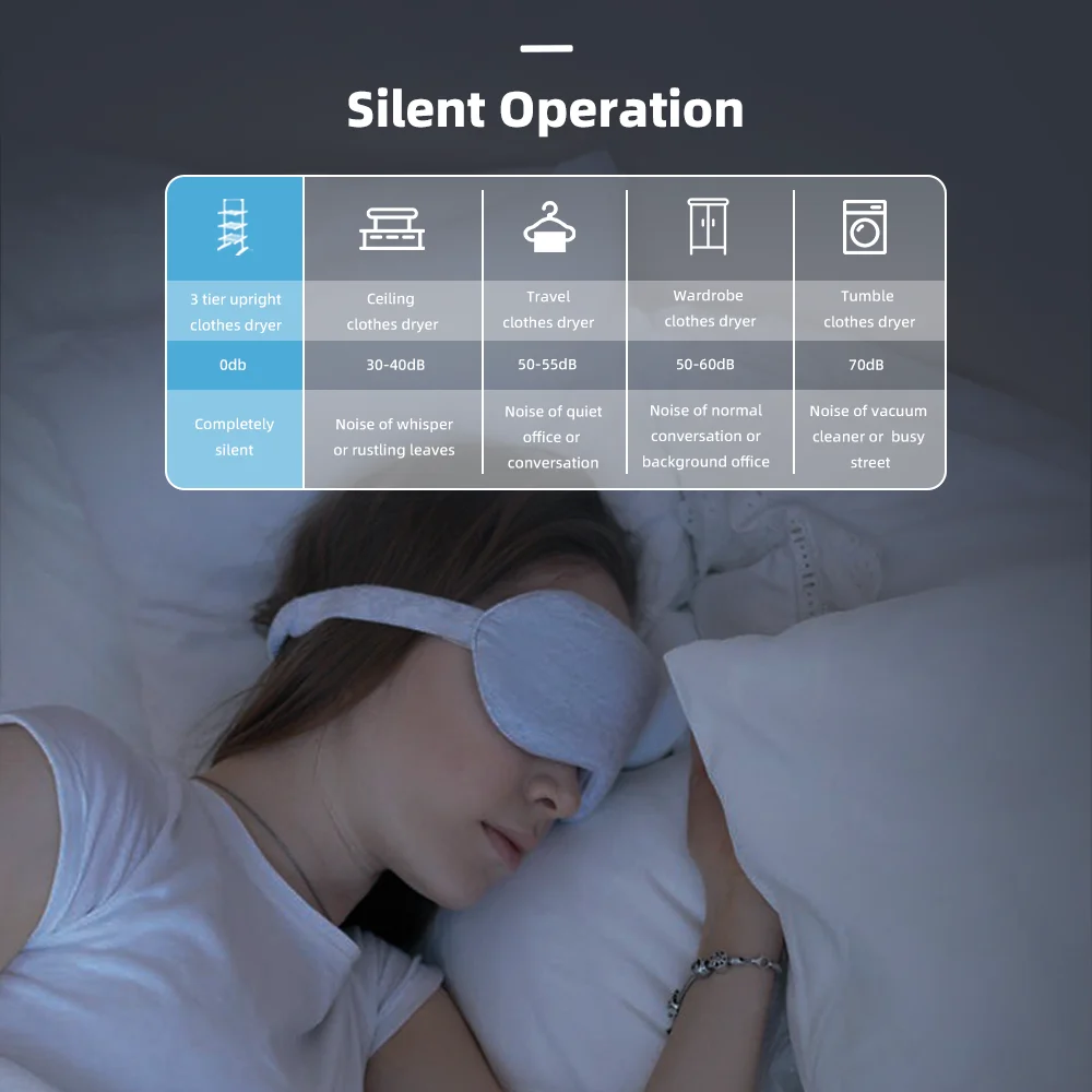 EVIA Factory Space Saving All-Season Lightweight Mini Dryer Clothes Machine for Home