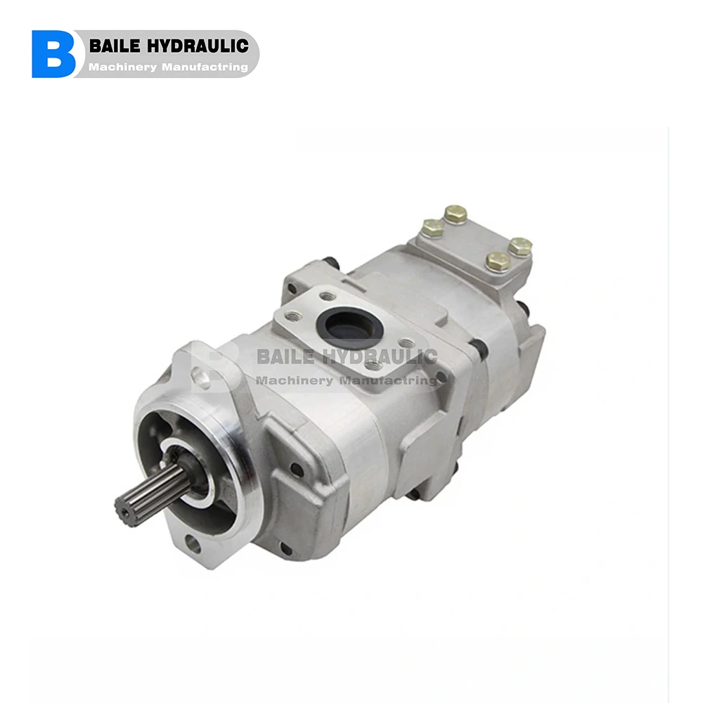 705-51-20830 705-51-20370 KOMATSU Gear pump for Bulldozer  D65WX-15 D70LE-12  hydraulic double pump hot sale