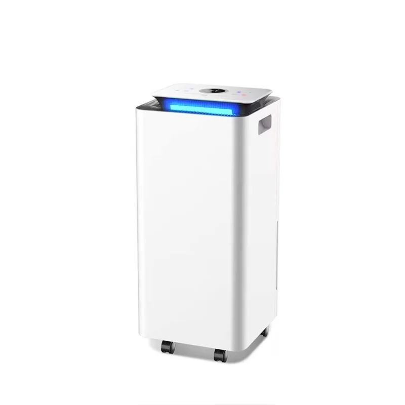 12L Intelligent Dehumidifiers for Home Touch Panel Auto Drainage 21 Pint with Timer Purifier UV Smart Wifi Dehumidifier