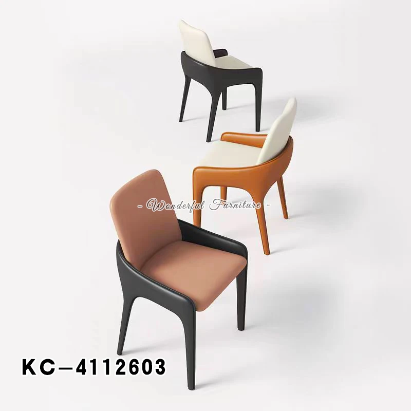 Простые горячие продажи крытые стулья высокого класса кожаные для гостиной