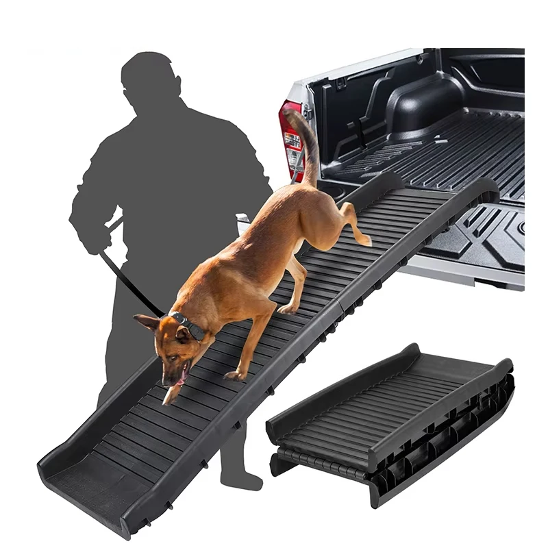 JOYSING Pet large dog bed ladder ramp for SUV truck, folding and portable step stairs
