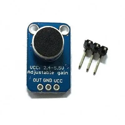 Amp Microphone Adjustable Module Max4466 Audio Amplifier