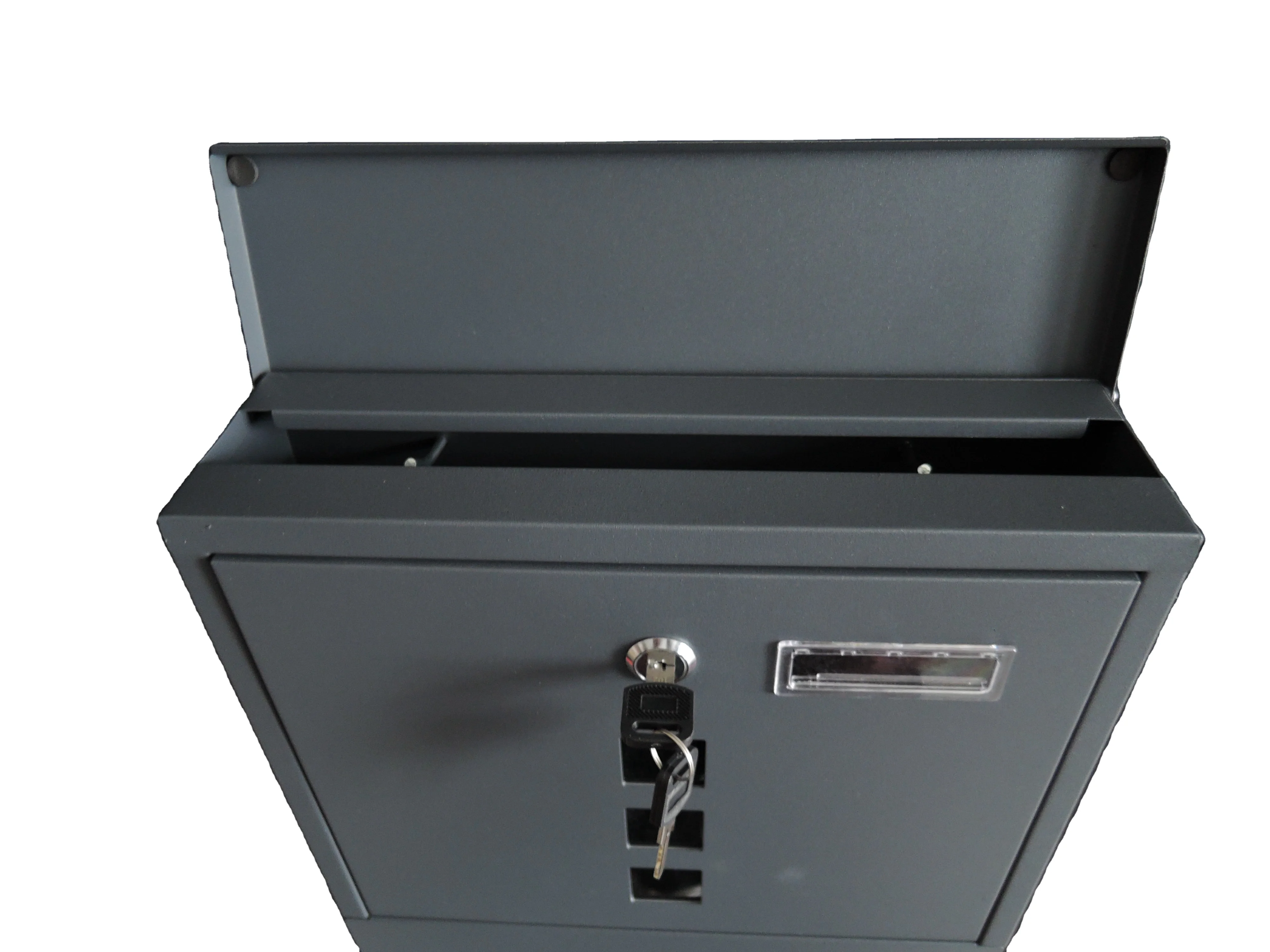 Modern Exquisite High Quality Steel Outdoor Post Office Mail Box With The Cylinder