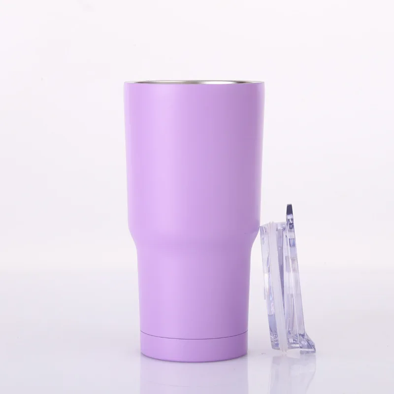 20oz plastic spray beer mug stainless steel car coffee vacuum thermos bottle