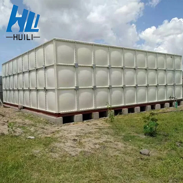 Hot Sale Custom GRP FRP SMC Fiber Glass Rectangular Large Irrigation Rain Water Tank Cheap Price 1000 5000 30000 Liter in Uae