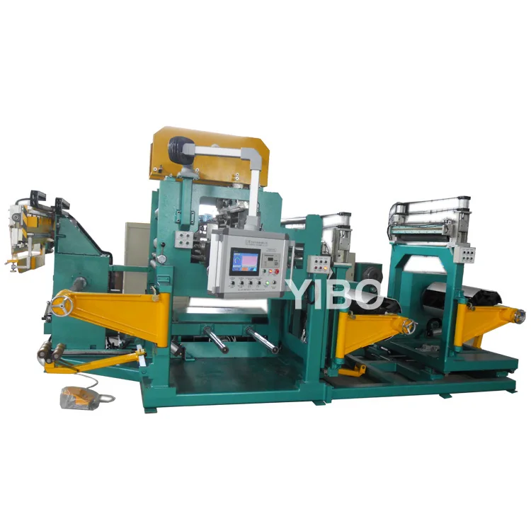YIBO Long service life & PLC control three phrase oil immersed transformer foil winding machine
