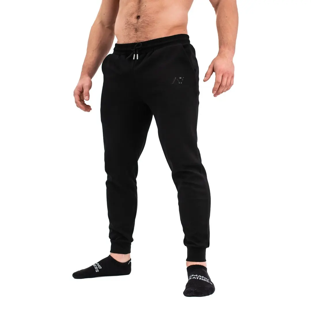 High Quality Men Workout Sweat Pants Wholesale Sports Bottom Custom Mid-Rise Fitness Joggers With Zip Pocket