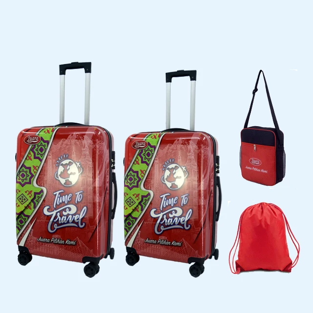 New Stylish Custom Umrah Hajj Designer PC ABS Suitcase Luggage for Travel