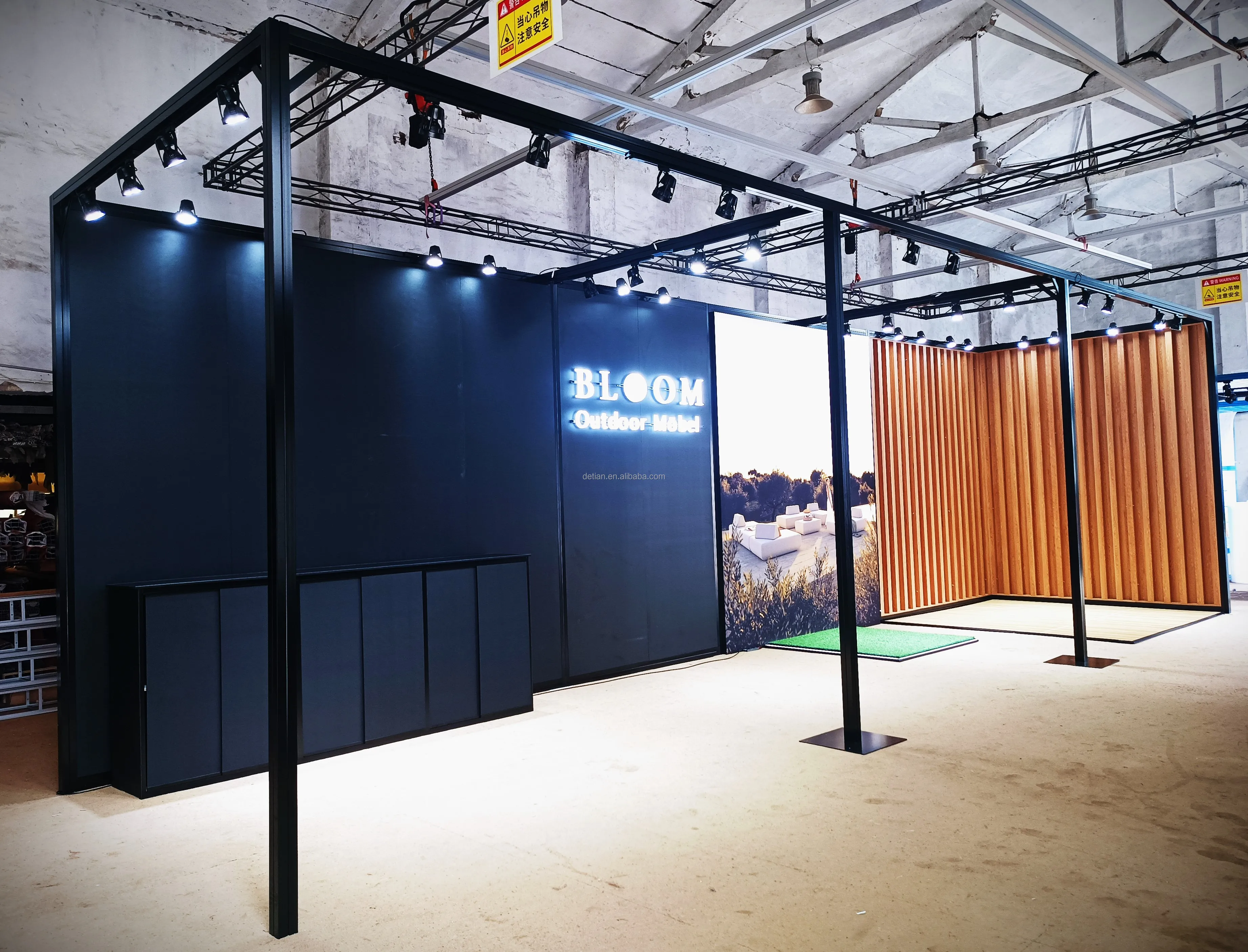 Professional and Attractive Exhibition Shell Scheme Exhibition Panel Exhibition Booth Partition Walls for Trade show and Fairs