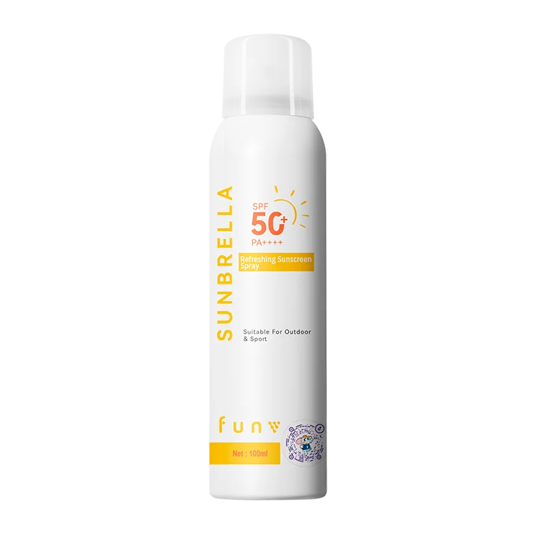 Face Mist Uv Protection Face Body Refreshing Water & Sweat Sunscreen Mist Spray SPF 50 Whitening Facial Sunscreen Spray