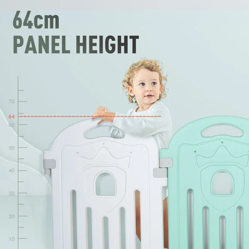 10+2 Fantasy Fence Portable Baby Play Yard Playpen Multicolor Color Corner