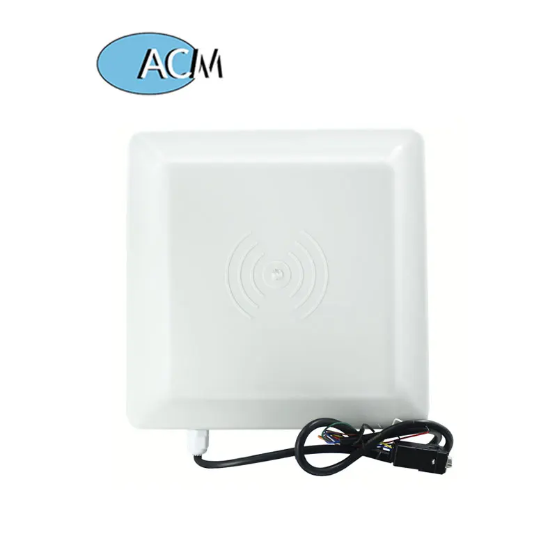 1 м-5 м среднего диапазона автомобиля RFID считыватель штрих-кода с 5dBi антенна сканер доступом UHF фиксированный читатель