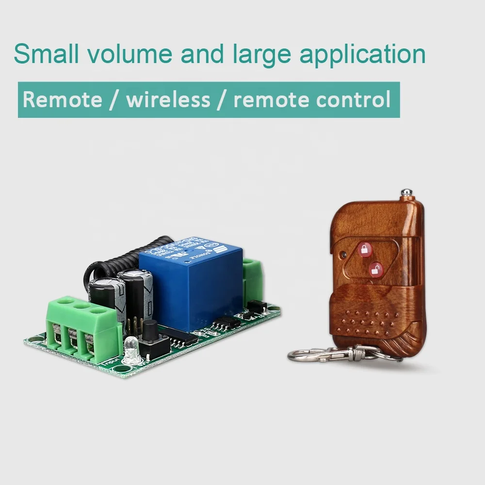 DC12V  1RF Wireless Receiver+ 1 Remote Controllers 315MHz  rf transmitter module home automation controller
