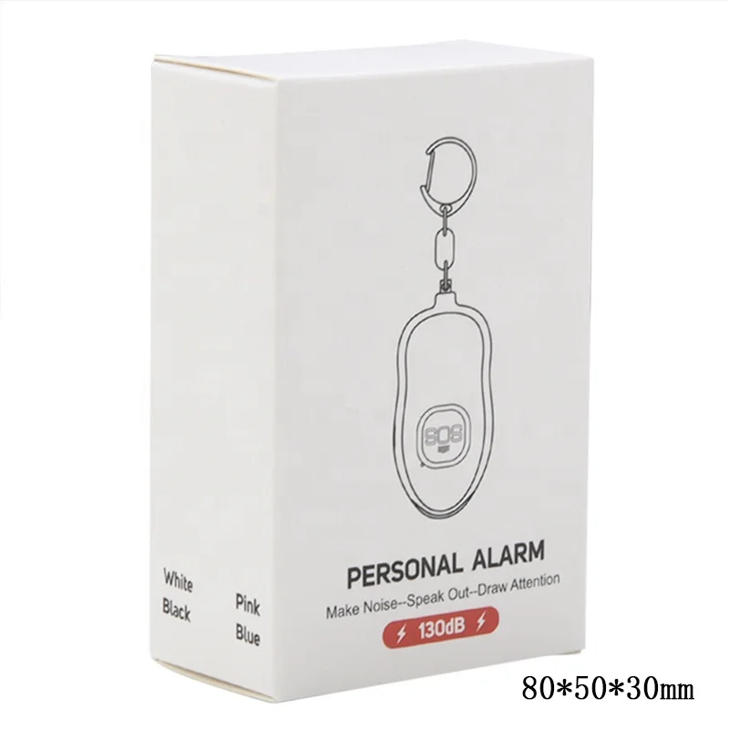 Personal Self-defense Security Keychain Alarm LED SOS keychain self defense Alarm