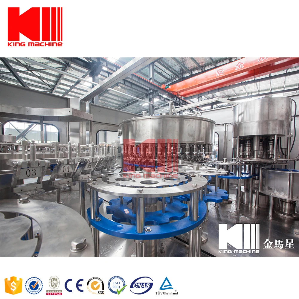 Fully automatic PET bottle  milk filling packing machine
