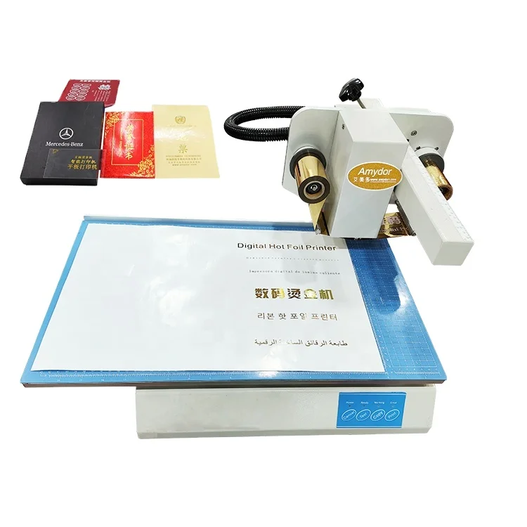 8025 Digital Hot Foil Printer Machine With Optional Foils
