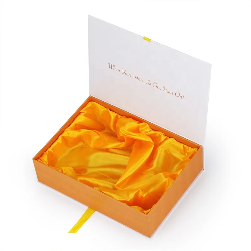 High-end luxury logo printed o ne-piece lining satin women custom underwear packaging box