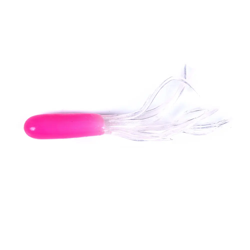 fishing tube lure 45mm small mini Squid soft plastic fishing lure bait making supplies fishing tackle