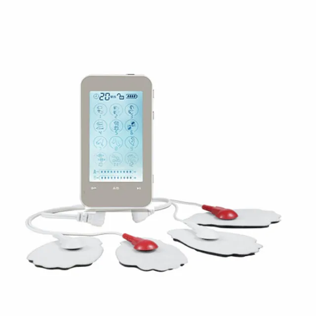 
Dual Channel Touch Screen Tens Massager Electrotherapy Machine Pulse Massager 