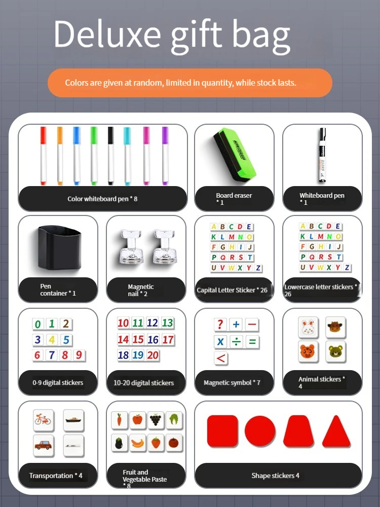 Deli MF12 whiteboard, wall sticker, writing board, magnetic office, home blackboard, no damage to the wall, graffiti paper