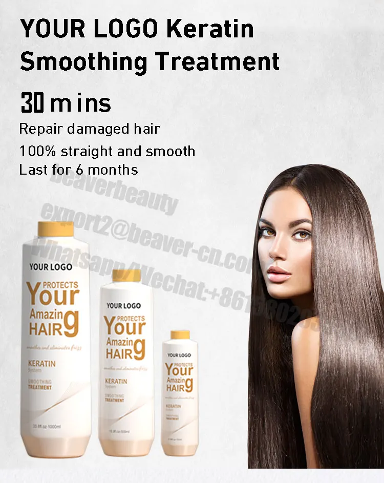 OEM ODM Professional Salon Hair Nanoplas Treatment Smoothing Brazilian Treatment for Hair Keratin Straightening Treatment