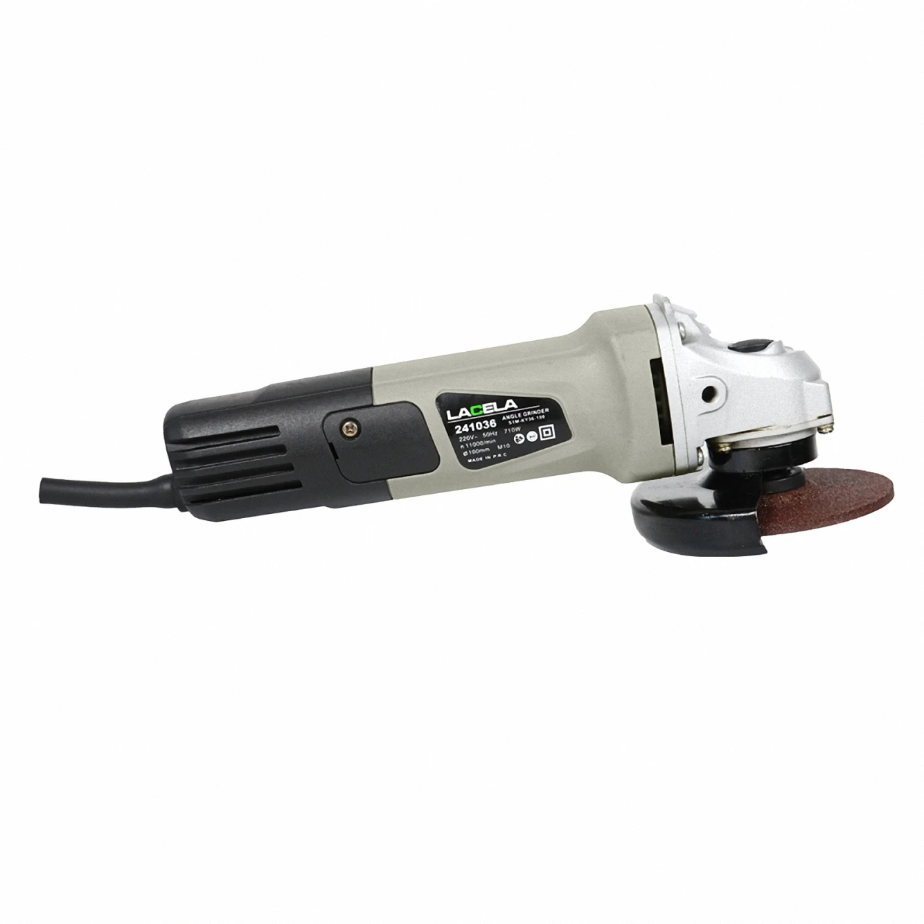 LACELA Angle Grinder  4 Inches Corded  Angle Grinder 600W 115mm Electric Power Tools Sliding Angle Grinder Machine