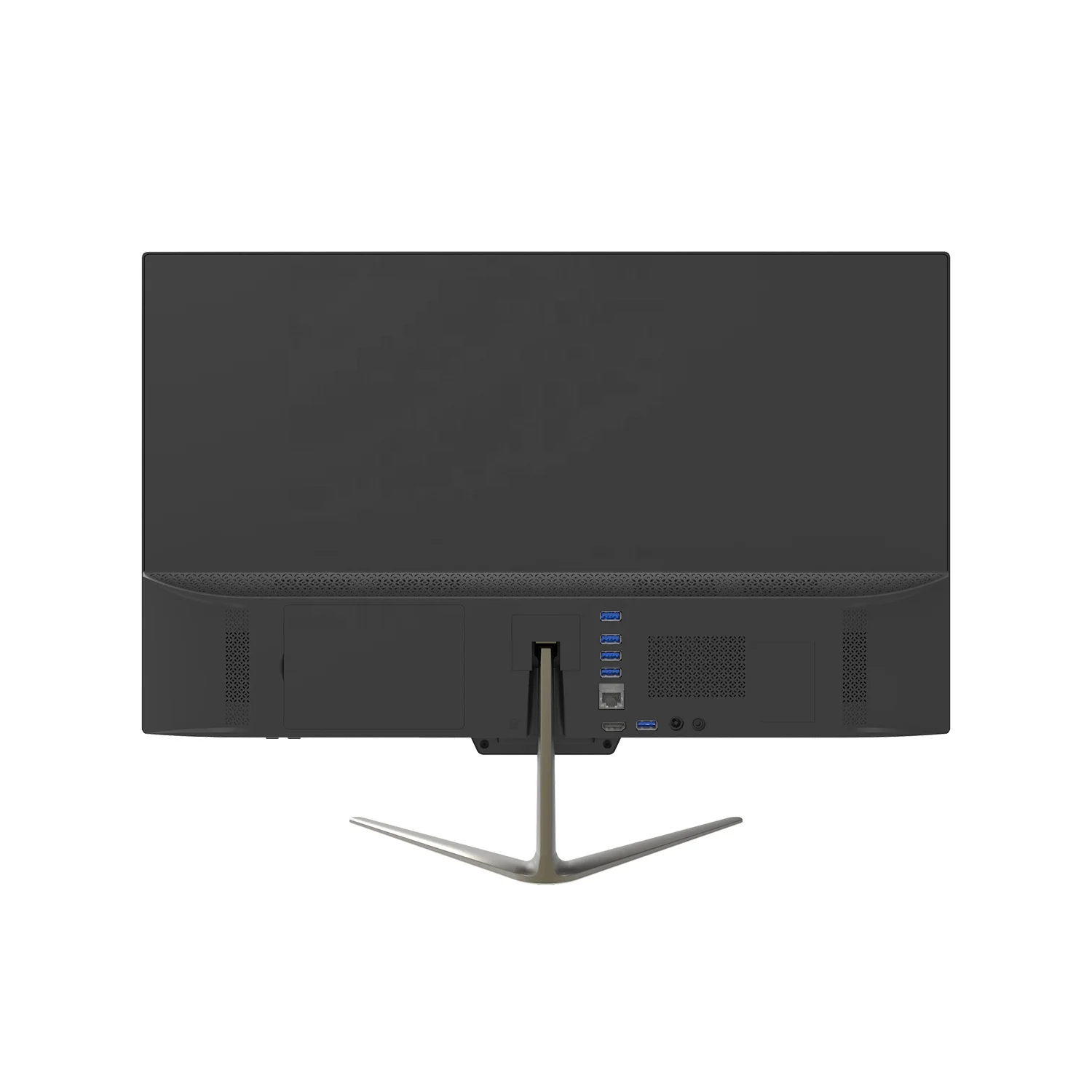 All In One PC 23.8Inch 1920x1080 FHD 4GB DDR4+64GB EMMC Gemini Lake N4120 Win11 Desktop Computer With 2MP Camera RJ45