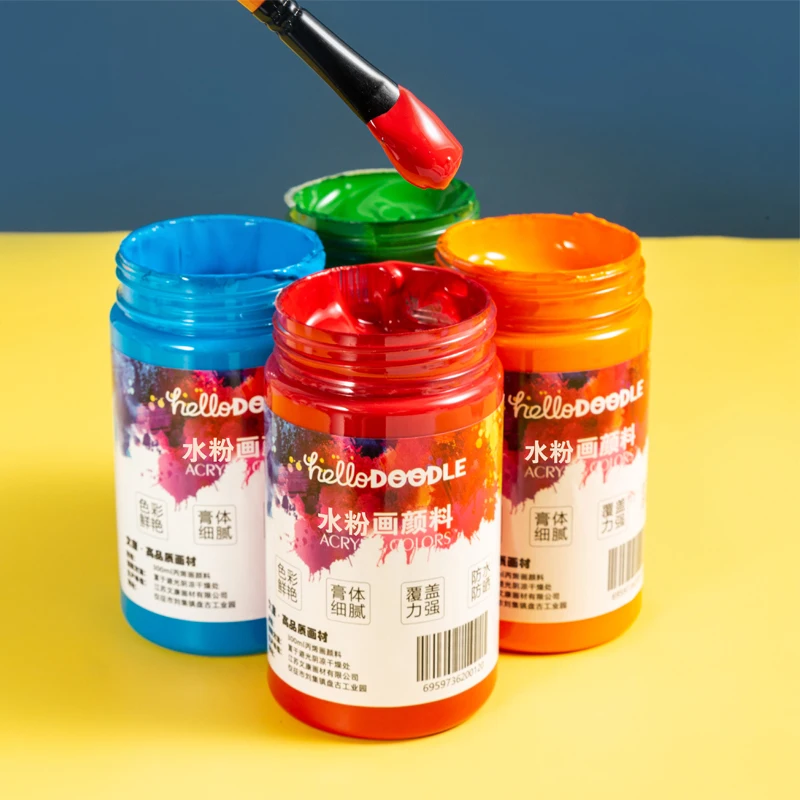 Non-toxic Gouache Paint Colour Wholesale for Students Peinture gouache washable paint