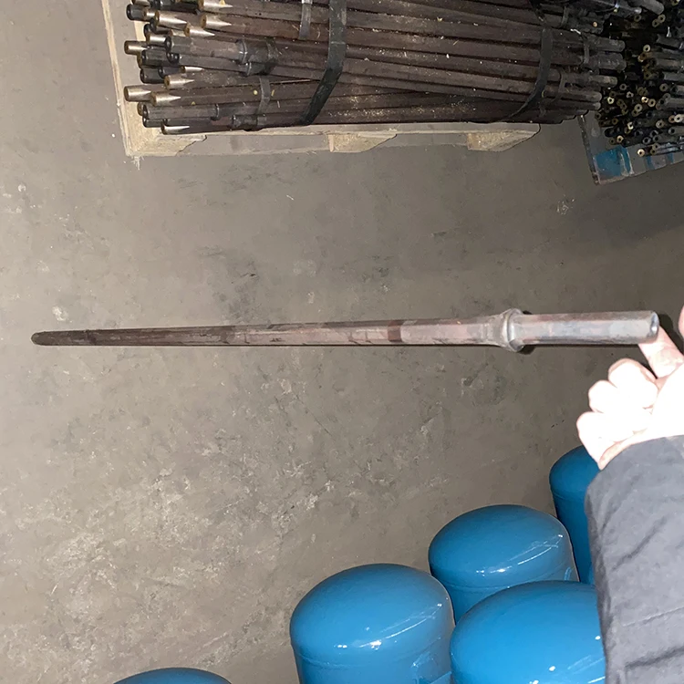 Hand Held Accessories Small Hole Drilling Mining Taper Rock Drill Rod Steel