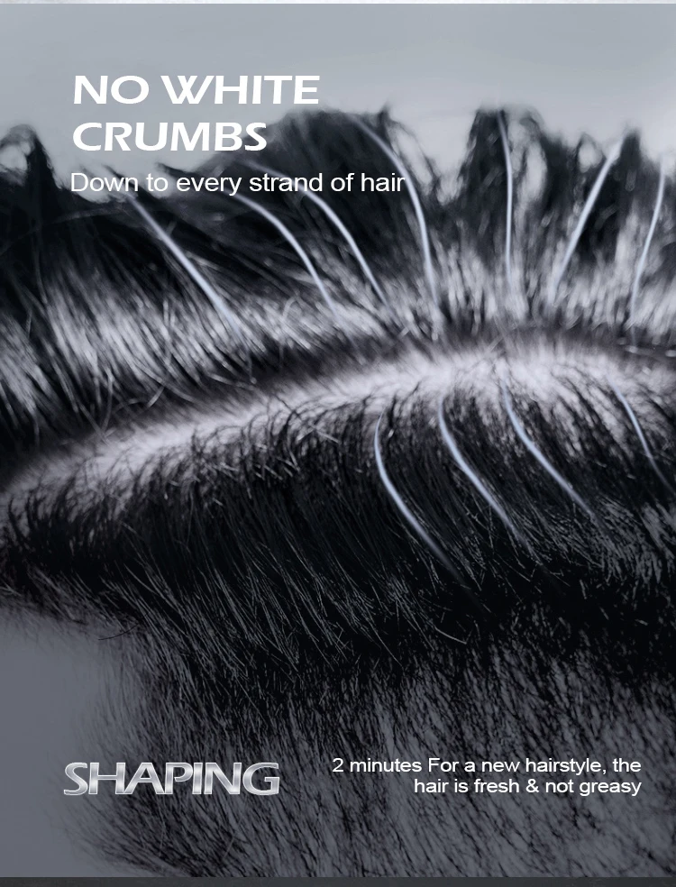 UUFINE Factory private label no alcohol firm hold men long lasting hair styling gel for barber men