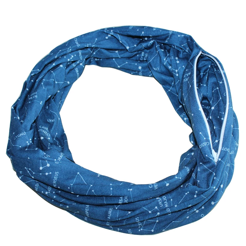 Бесконечный шарф из Джерси со скрытой молнией оптом