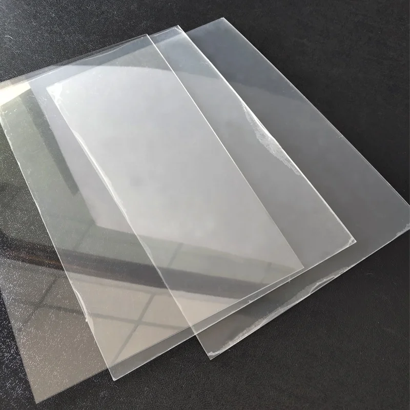 pvc sheet 0.30mm plastic sheet transparent rigid pvc sheet with double side PE film