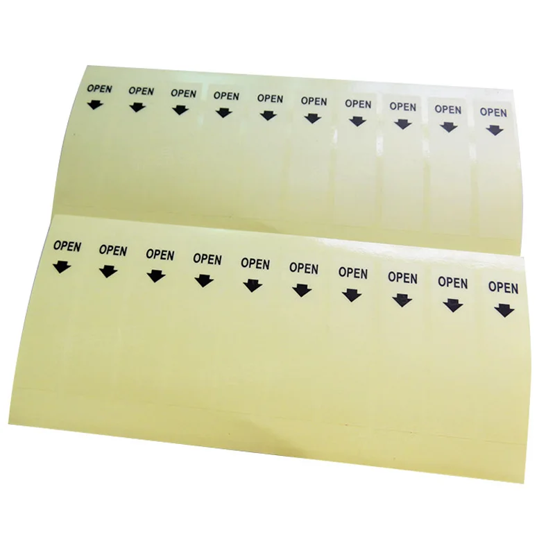 Retail Transparent Circle Seal Label 1 Inch Clear Round Sticker Sheets