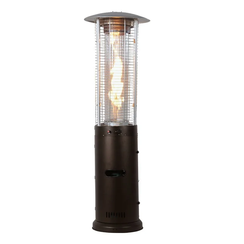 Uplion Patio Propane Stainless Steel Large-Wheeled Mainstays Gas Heater Garden Standing Heater