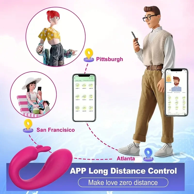 G Spot Clitoral Vibrator Dildo App Control Wearable VibratorAdult Sex Toys For Women Rechargeable Clit VaginalStimulator