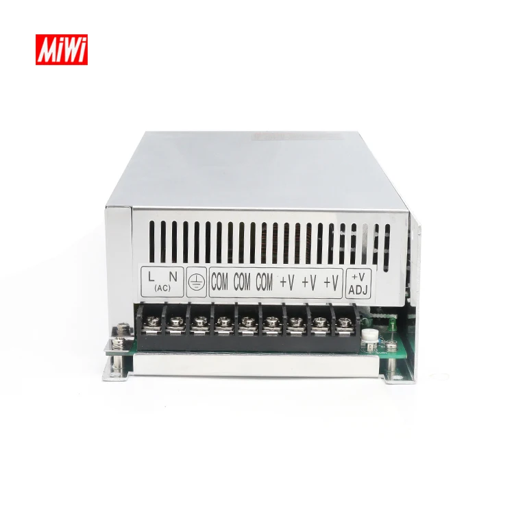MiWi S-500-24 High quality 220V AC to DC 24V 20A 500w power supply 24vdc