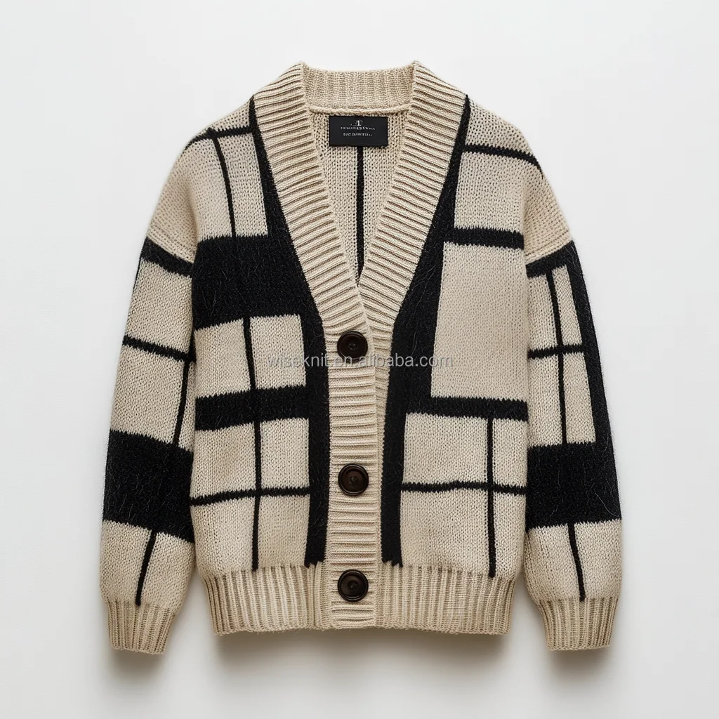 Custom Logo Private Design Men Sweater Jacquard letter knitwear men Crew neck pullover winter men Knitted tapestry sweater