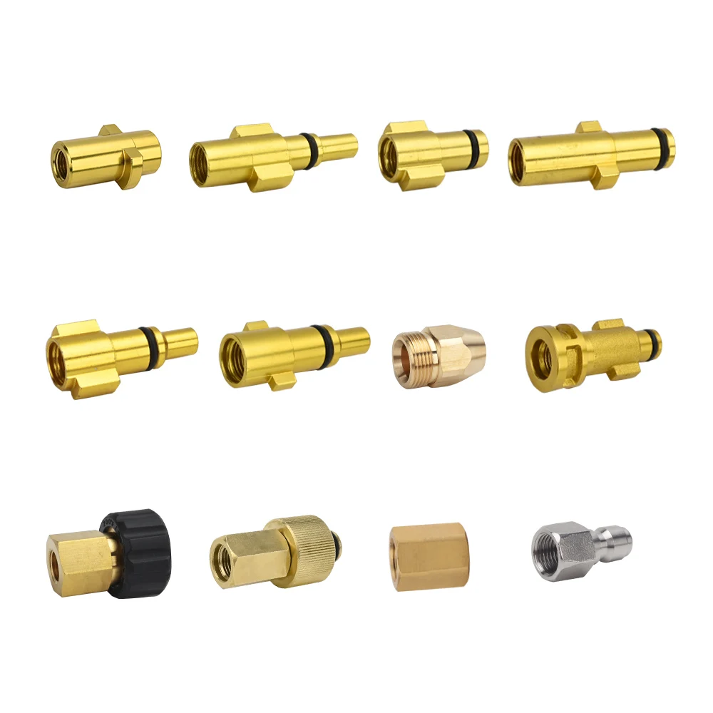 Насадка для мойки под давлением, переходник с байонетным разъемом, 1/4 дюйма, Женская пушка для снежной пены