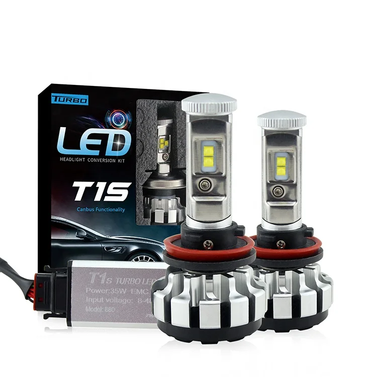 2018 car headlight H7 LED H4 H8/H9/H11 HB3/9005 HB4/9006 9007 h3 bulb Canbus T1s auto front fog drl bulb automobile headlamp