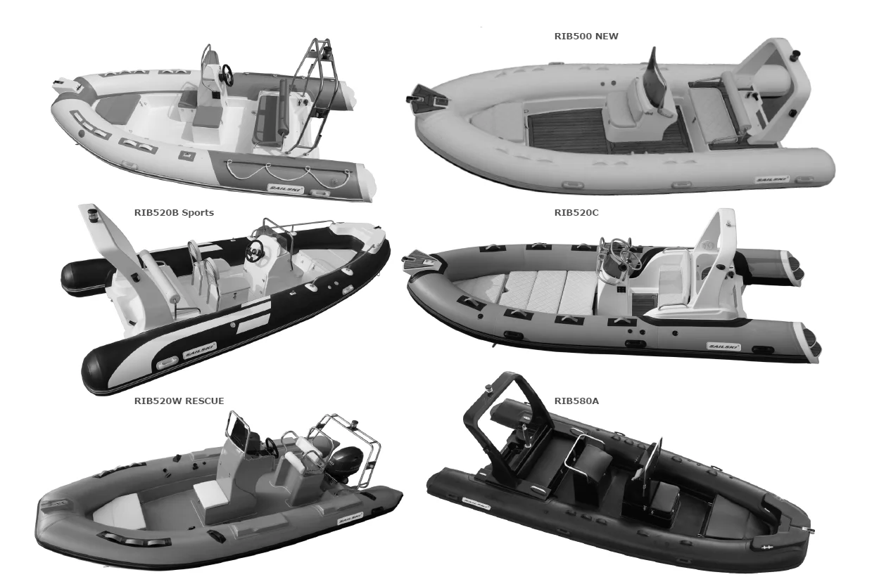 rib hypalon High Quality 3.8 Meters Inflatable Rib Boats for Sale