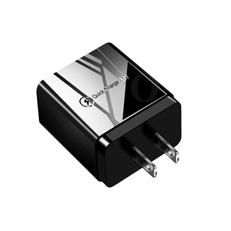 Cargadores Chargeur Multi Port USB QC3.0 US Plug 18W 20W 12V Chargers adapter Travel Fast Mobile Phone Wall Charger