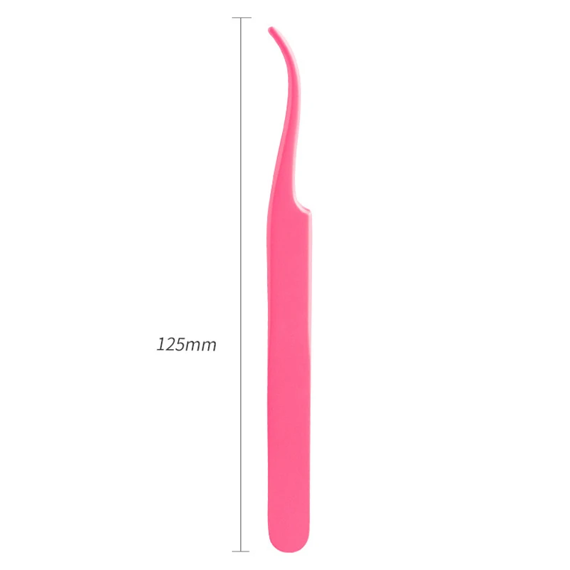 Bulk Beauty Cosmetics Professional Round Tip Gold Stainless Steel Tweezers For Eyelash Extension Custom Logo Eyelash Tweezers