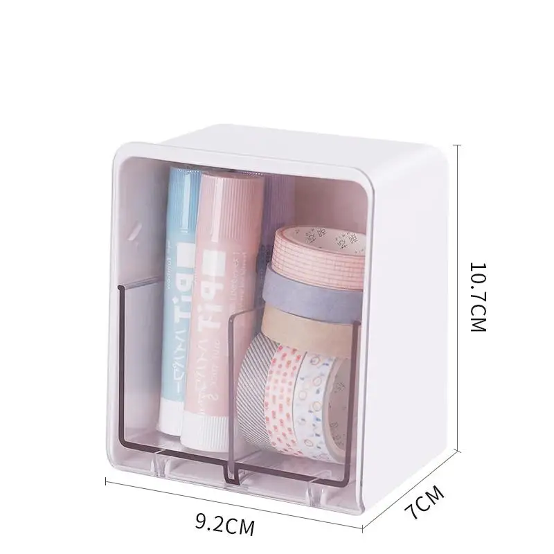 HAIXIN Cute Design Portable Plastic Makeup Organizer Box with Easy Close Feature for Storing Sundries