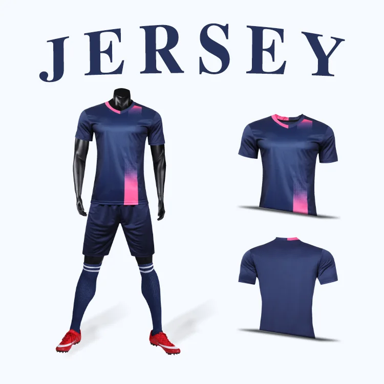 Wholesale Sublimation Custom Logo Football Jerseys Boys Soccer Clothes Sets Men Soccer Training Suit