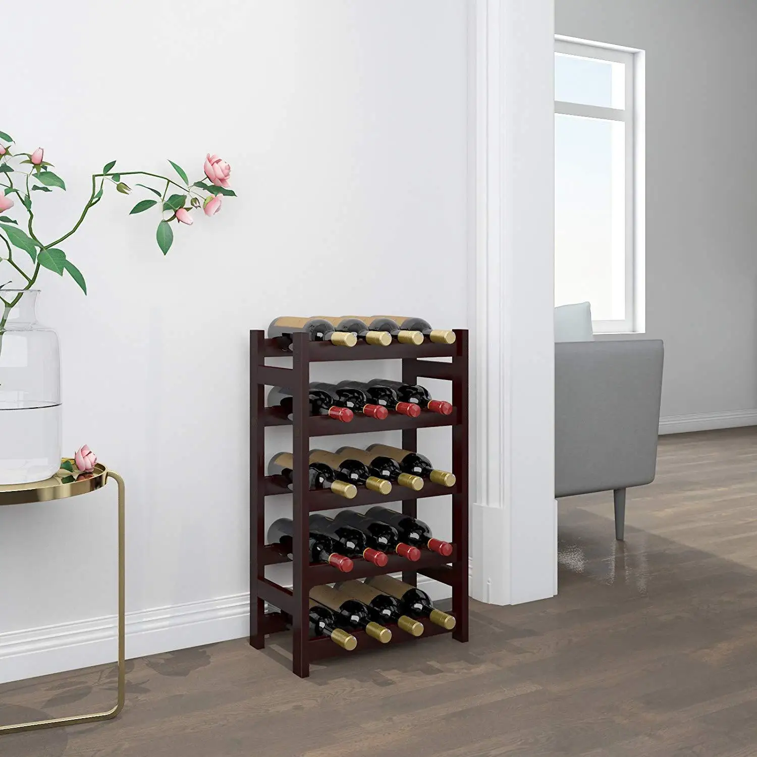 Wine Storage Rack Holder Wooden