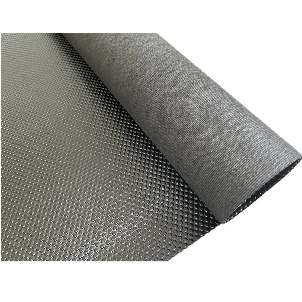 Waterproof Carbon Fiber Fabric Synthetic Polka-dot Pvc Leather Cloth Material Fabric For Working Gloves