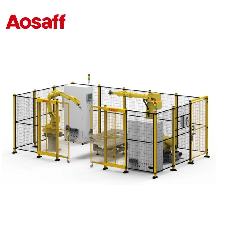 Robot Safety Fence Machine Guarding For Warehouse Or Production Line Protection Fencing