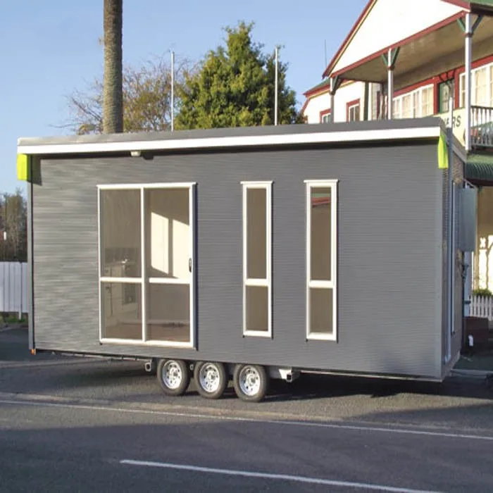 The simple container room can be used as a mobile dining car, with sufficient space and complete functions