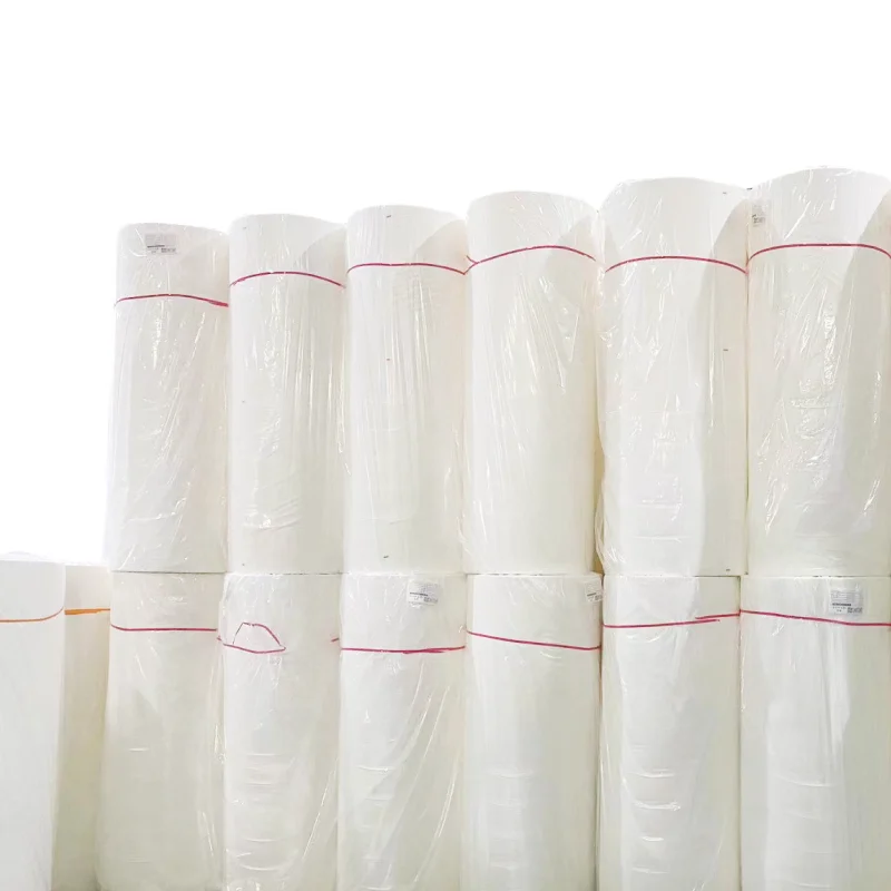 viscose polyester spunlace nonwoven fabric cloth roll  biodegradable hydrophobic material for wet baby wipes raw material